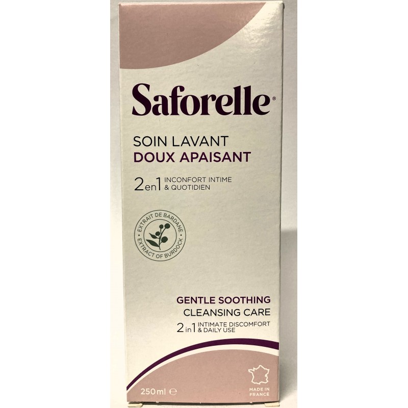 Soin Lavant Doux SAFORELLE (1L flacon pompe) Pharmacie VEAU (France)