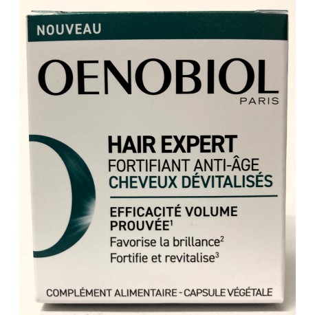 Oenobiol - Hair Expert Fortifiant anti-âge . Cheveux dévitalisés (30 capsules)