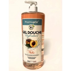 Pharmaprix - Gel douche hydratant Pêche (1L)