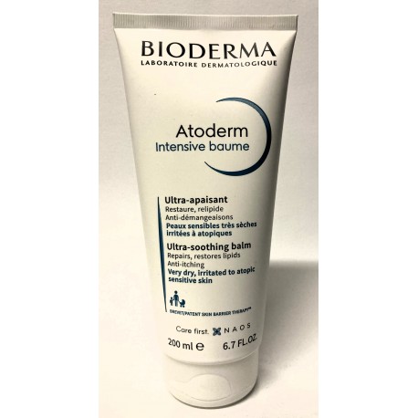 Bioderma - Atoderm Intensive Baume . Ultra-apaisant Restaure et relipide . Anti-démangeaisons (200 ml)