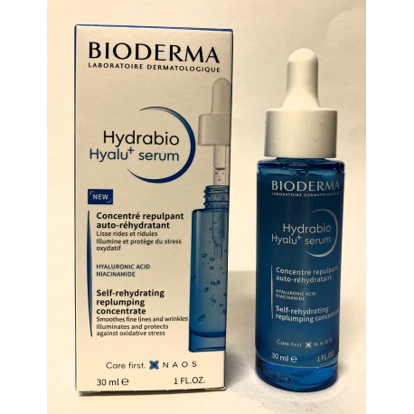 Bioiderma - Hydrabio Hyalu+ serum . Concentré repulpant auto-réhydratant (30 ml)