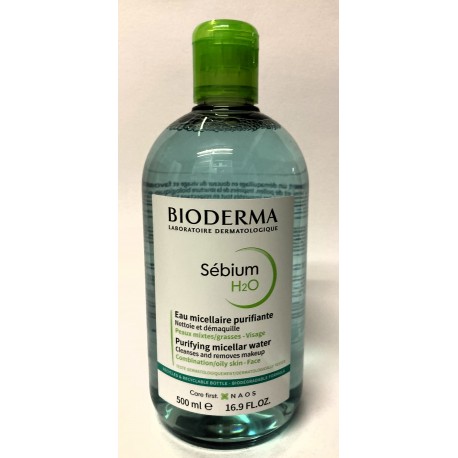 Bioderma - Sébium H2O Eau micellaire nettoyante purifiante (500 ml)