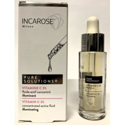 Incarose - Pure Solutions Vitamine C3% . Fluide actif concentré illuminant (15 ml)