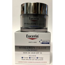 Eucerin - Hyaluron-Filler + 3x EFFECT . Soin de jour SPF15 (50 ml)