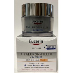 Eucerin - Hyaluron-Filler + 3x EFFECT . Soin de jour SPF 30 (50 ml)