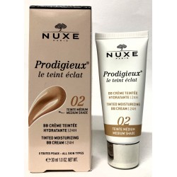 Nuxe - Prodigieux le teint éclat . BB crème teintée hydratante Teinte medium 02 ( 30 ml)