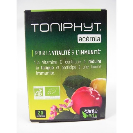 santé verte - TONIPHYT acérola . Pour la vitalité et l'immunité