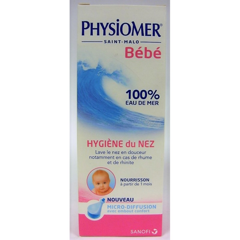 Physiomer Hygiène du nez micro-diffusion Bébé - 2 x 115ml - Pharmacie en  ligne