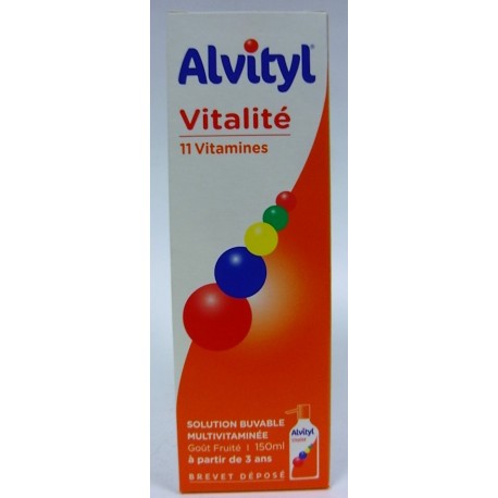 Alvityl Vitalité Solution Buvable Multivitaminée - 150ml