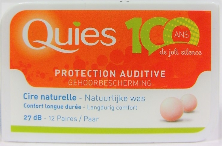 Boule Quies en cire naturelle - Protection auditive - Pharmacie