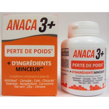 Anaca3+ perte de poids est un complément alimentaire qui contient