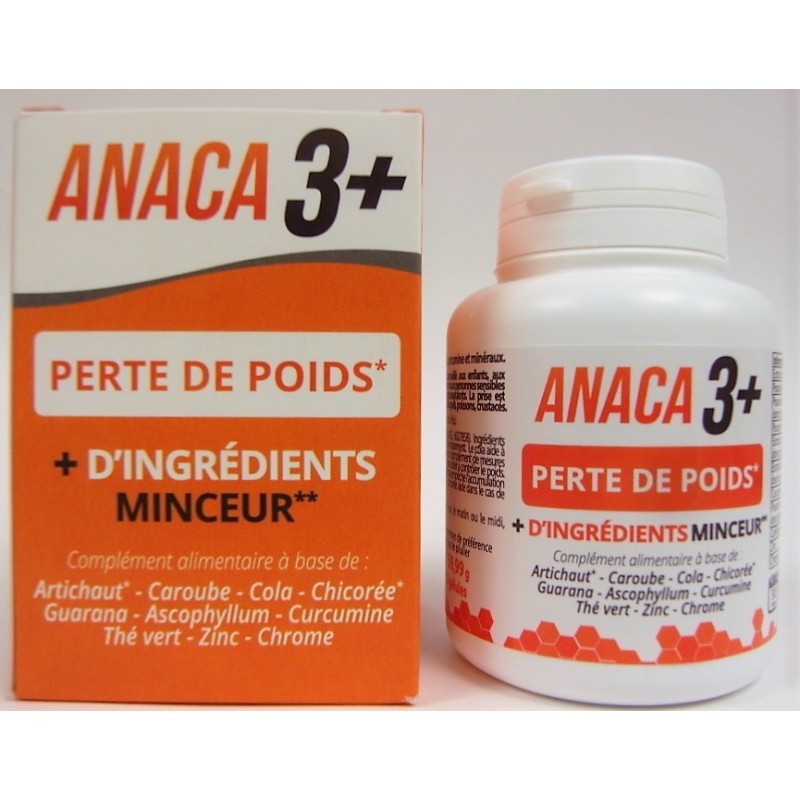 Minceur: Anaca3 + Brûleurs de Graisses 120 Gélules
