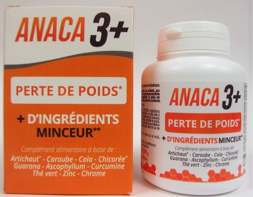 ANACA 3+ - Minceur 12 En 1 - Complément Alimentaire - Réduit l