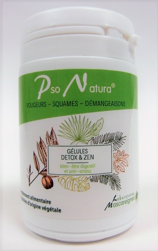 Pso Natura - DETOX & ZEN Bien-être digestif et anti-stress (60 gélules)