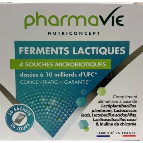 PharmaVie - Ferments Lactiques 4 souches